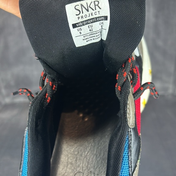 🔥🔥🔥 SNKR Project Park Avenue Shoes Sneakers Red Gray Blue Size: 9🔥🔥🔥 - Picture 5 of 8